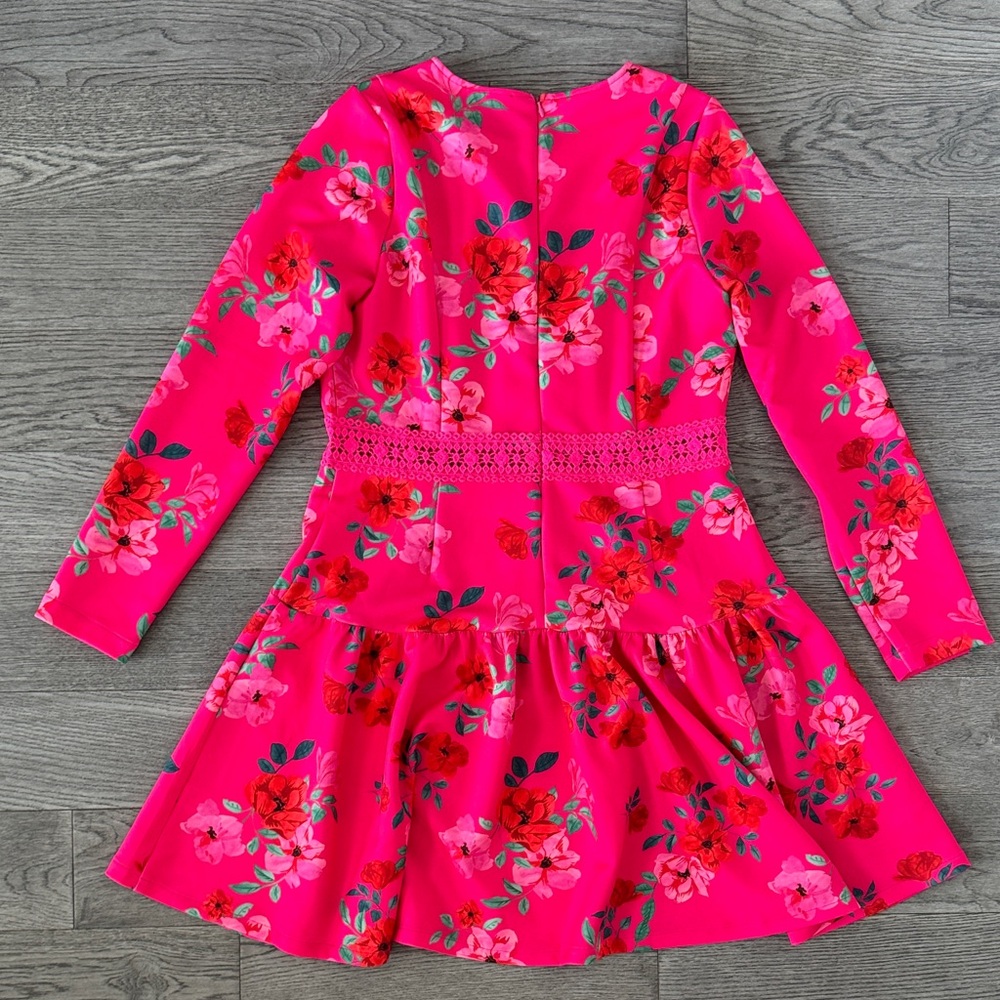 Alexia Admor Pink Floral Mini Dress - Picture 9 of 11